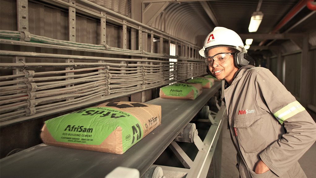 An image of a woman in construction from AfriSam