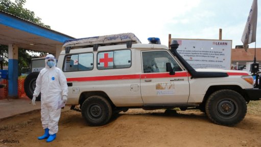 A doctor in PPE