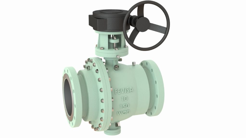 The above image depicts Valvulas Fevisa's Trunnion Mounted Ball Valve