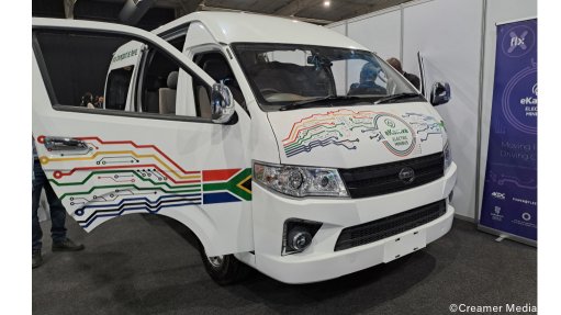 Electric taxis are undergoing trials in South Africa
