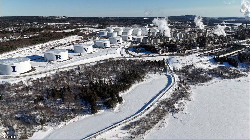 Irving oil refinery in Saint John