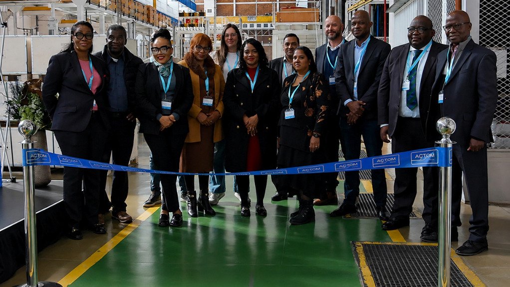 An image of the ACTOM Pretoria West factory ribbon cutting ceremony