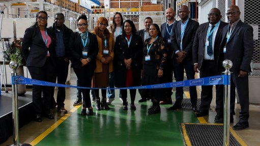 An image of the ACTOM Pretoria West factory ribbon cutting ceremony