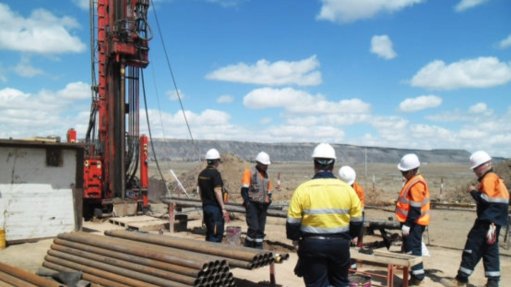 Jade Gas drill rig in Mongolia