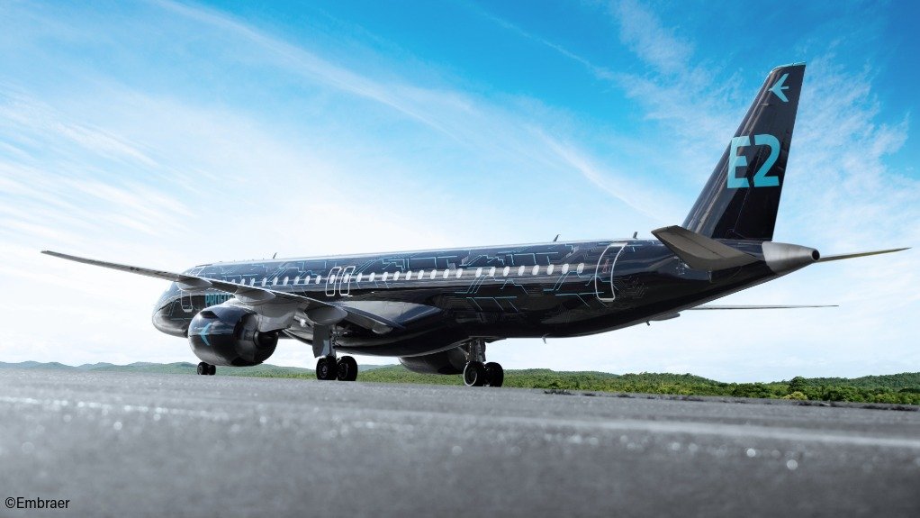 An Embraer E2 aircraft