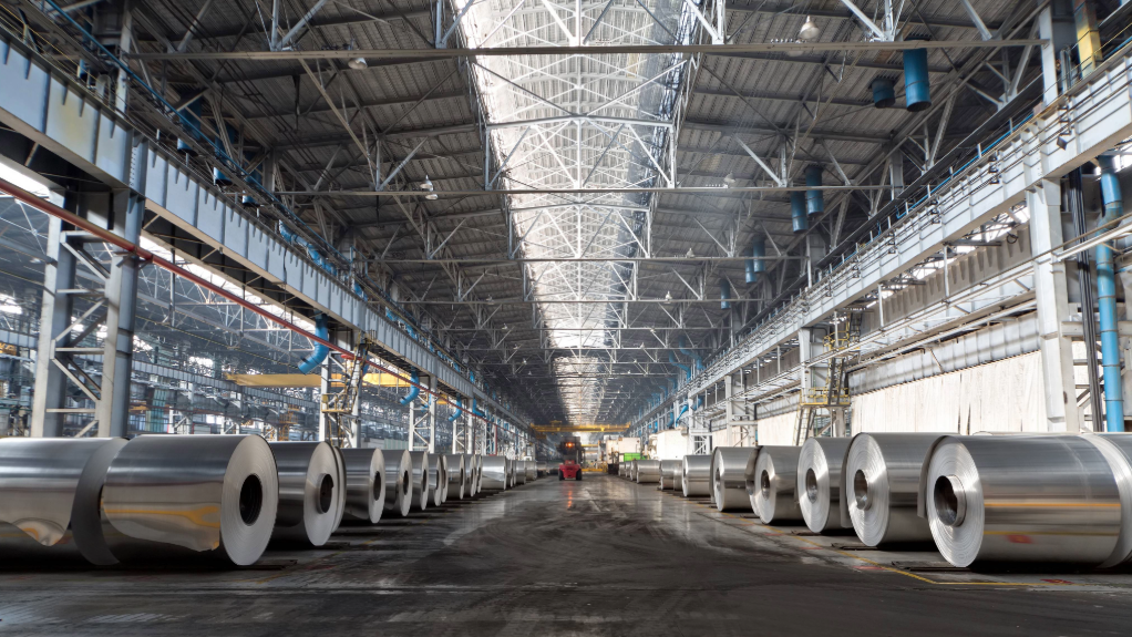 Aluminium in factory