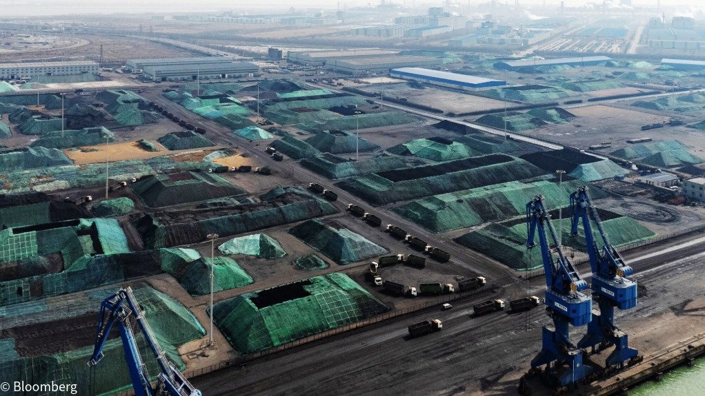 Coal stockpiles