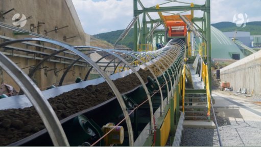 Skouries ore conveyor