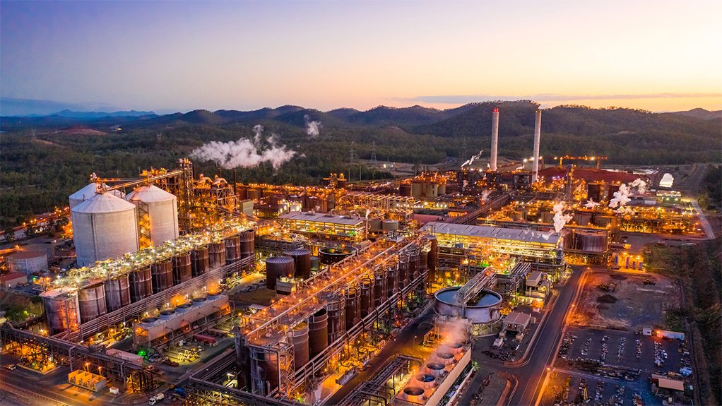 Rio Tinto's Yarwun alumina refinery