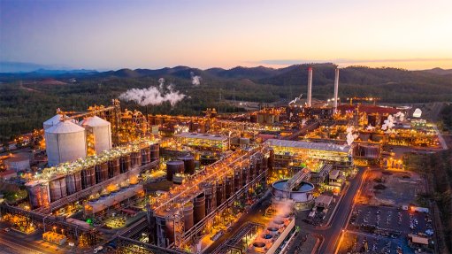 Rio Tinto's Yarwun alumina refinery