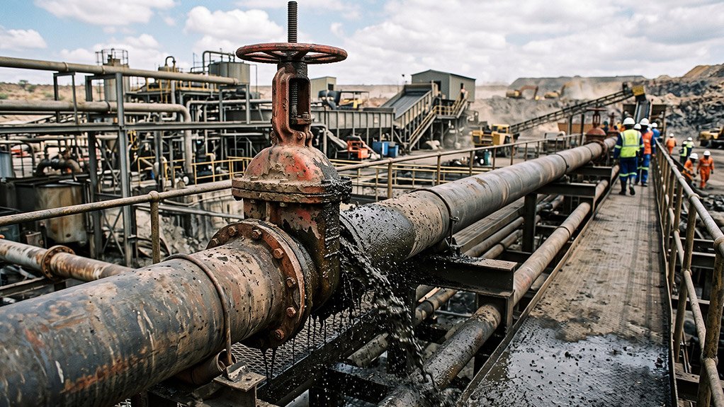 A standard commercial valve failing under high pressure on a heavy mineral slurry line, leading to costly environmental spills and plant downtime.
