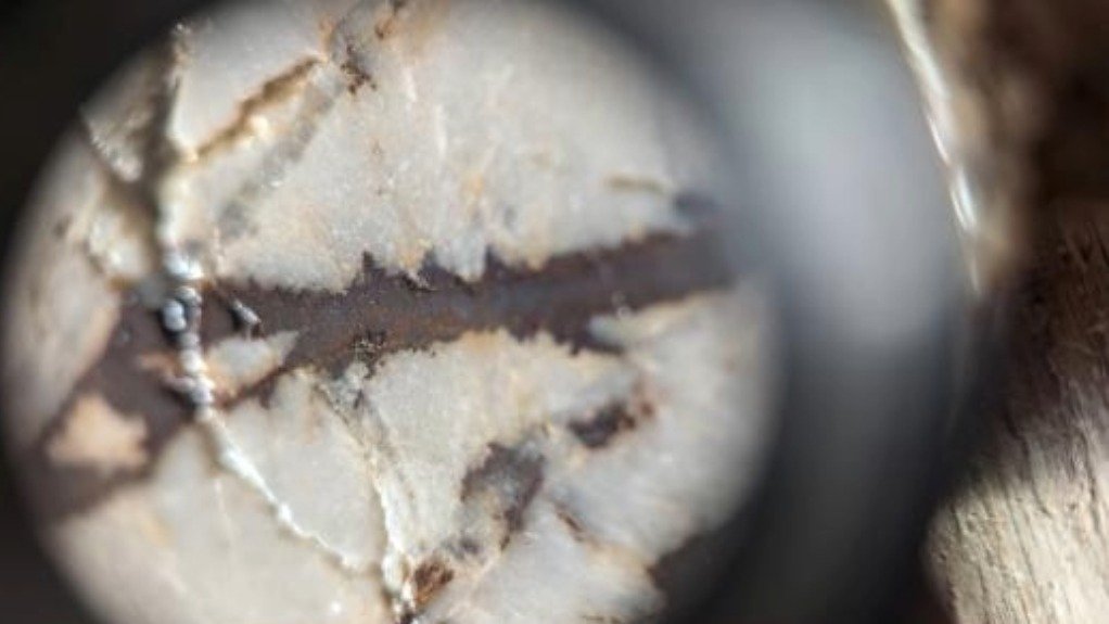 Copper and gold mineralisation at Fishpot project