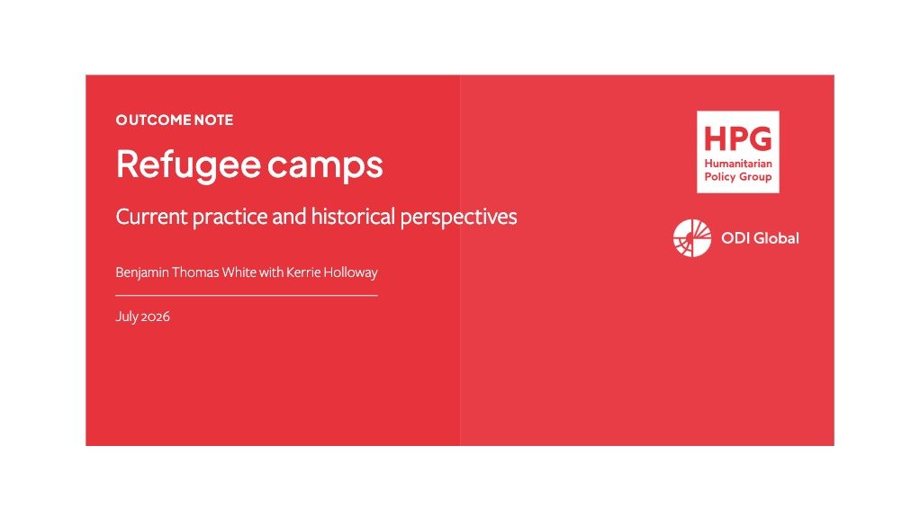 Refugee camps: current practice and historical perspectives
