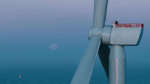 Image of wind turbines at the Thor Wind Farm off the shore of Denmark