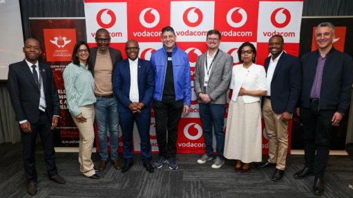 Vodacom Group, UJ and AWS representatives