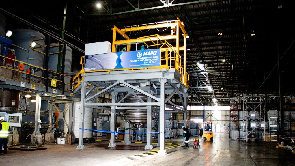 Mapei South Africa Commissions New Liquid Plant in Germiston, Gauteng