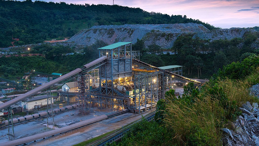 The Tarkwa processing plant