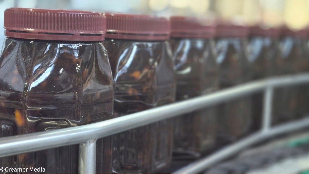 Mrs Balls Chutney production line