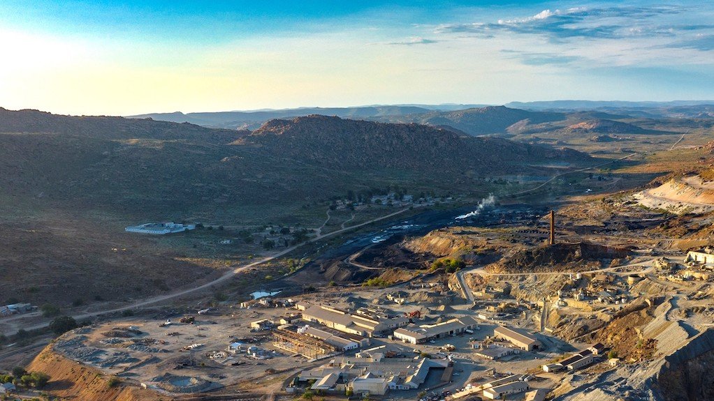 Aerial view of the Okiep copper project