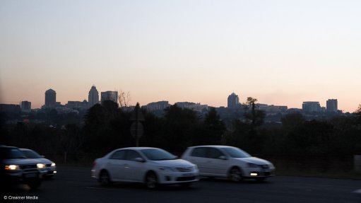 Cars on a road