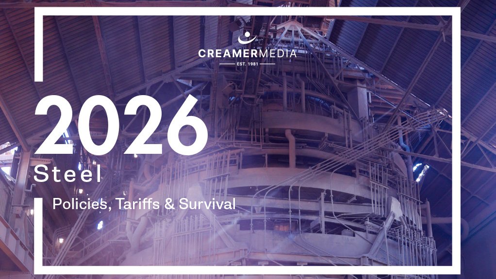 Creamer Media Steel report 2026 cover