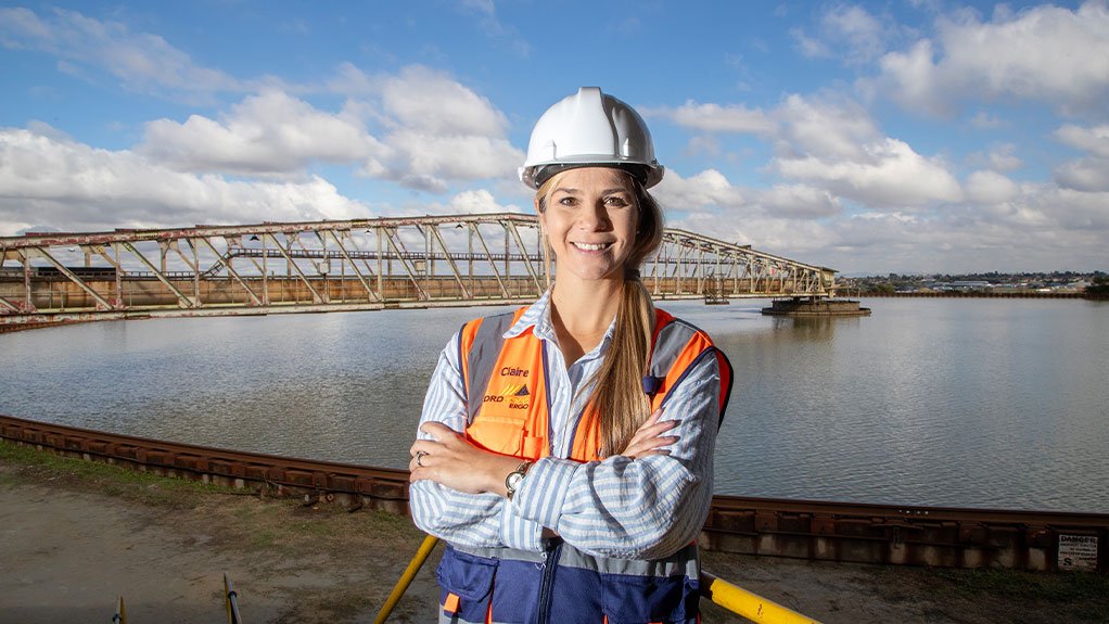 ERGO Tshedza Solar Operations Manager, Project & Utilities Engineer Claire Foley