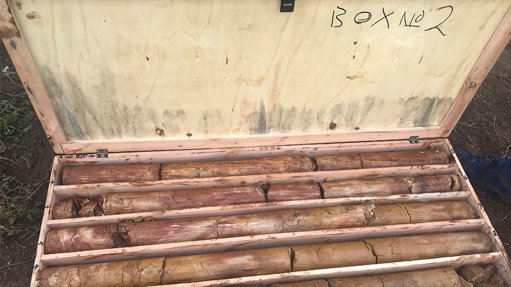 Drill core recovered at the Makuutu project