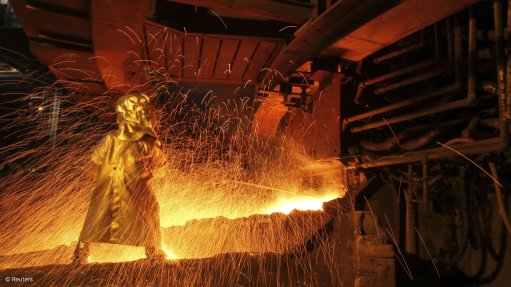 A nickel smelter in Indonesia