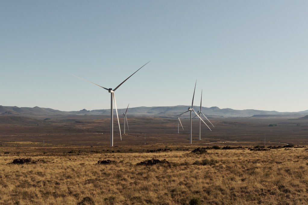 The Umsinde wind farm, one of the three 140 MW that make up the Northern Cluster