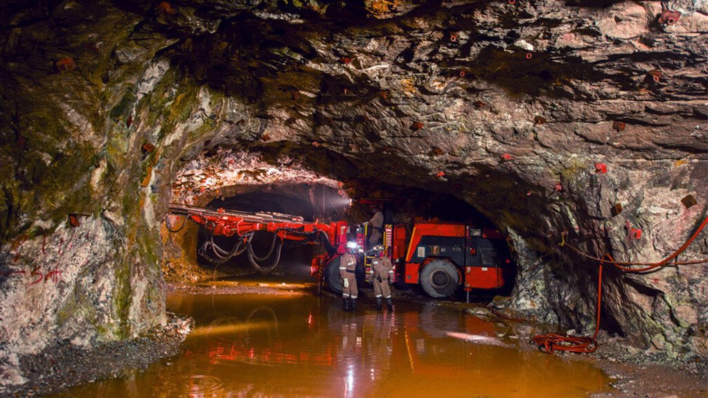 An underground mine in Mexico