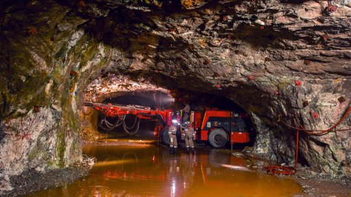 An underground mine in Mexico