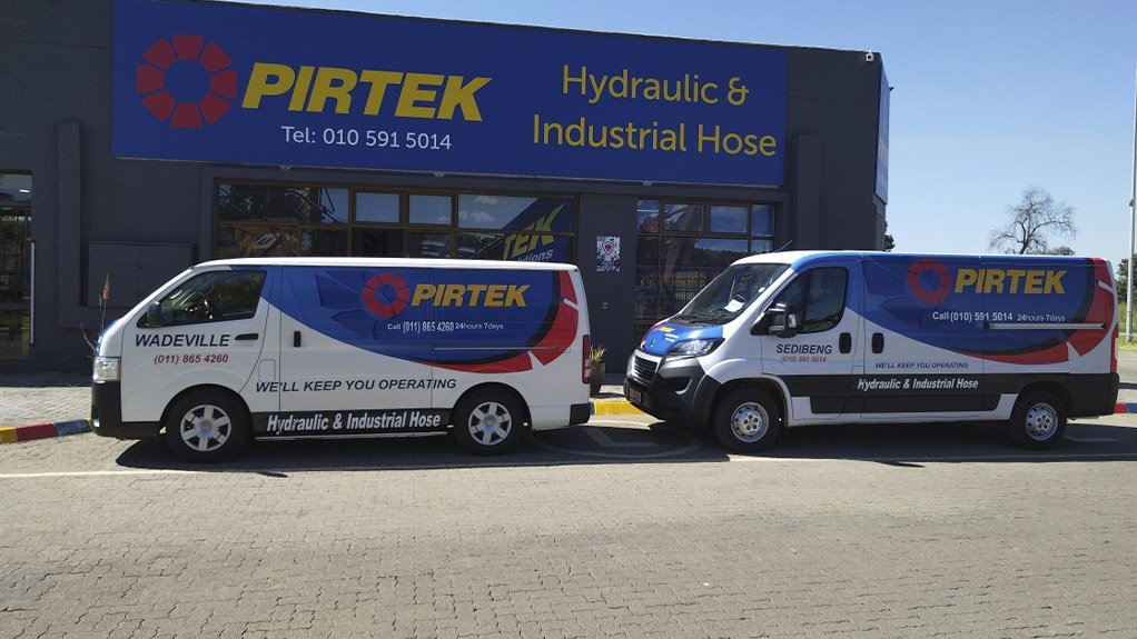 The Footprint of the Pirtek across Southern Africa