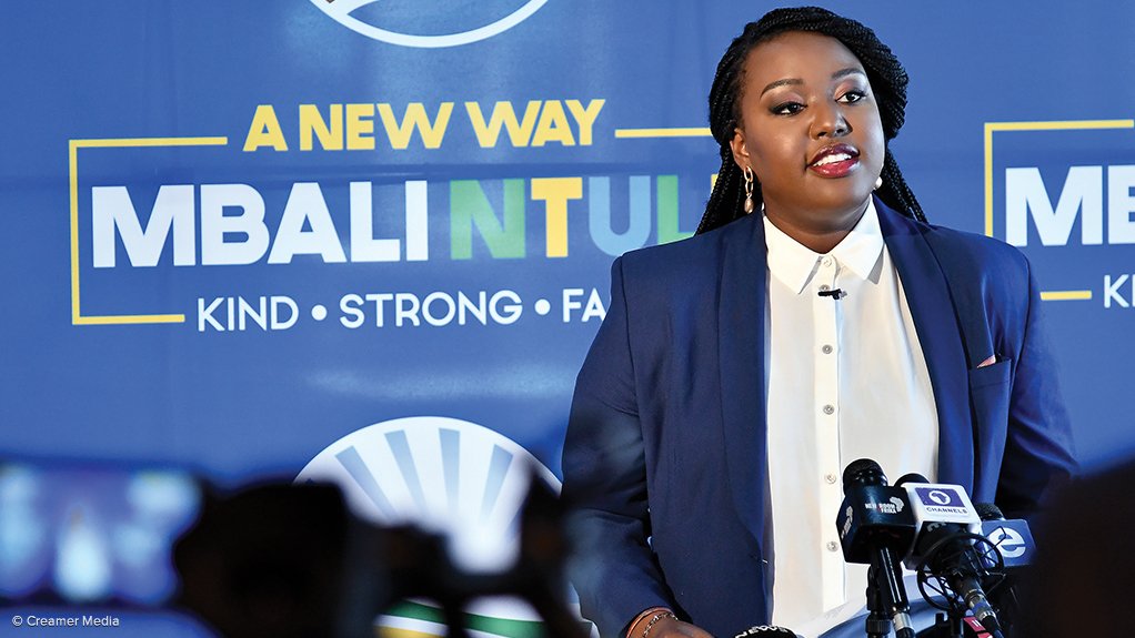 Ground Work Collective founder and CEO Mbali Ntuli