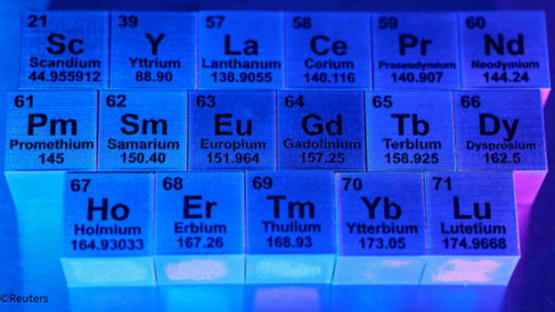 Rare earths on the periodic table