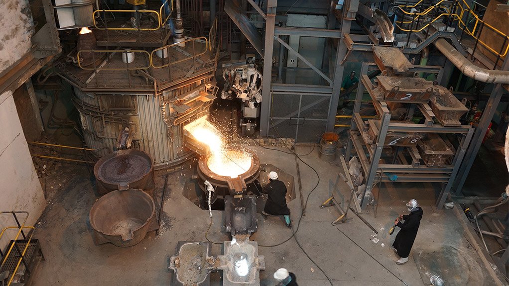 Test facilities at Mintek