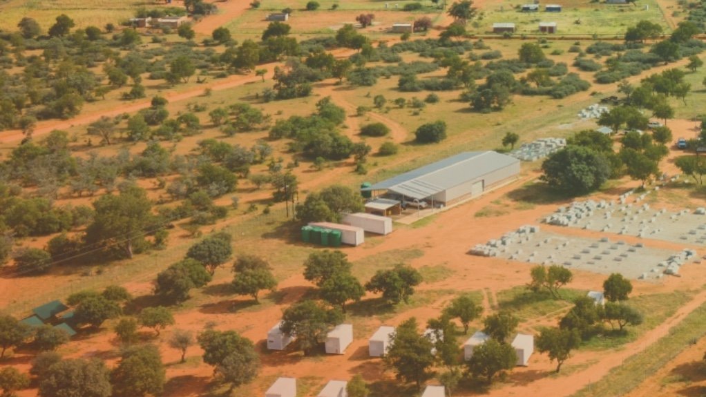 An image of the Waterberg project facility