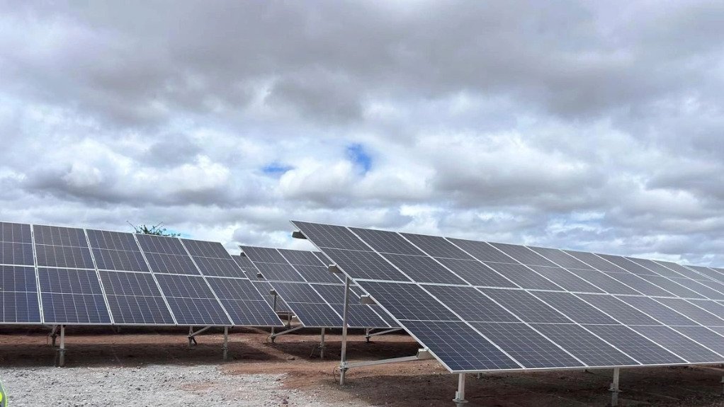 The above image depicts an array of solar panels