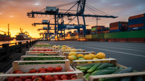 Image of fresh produce terminal