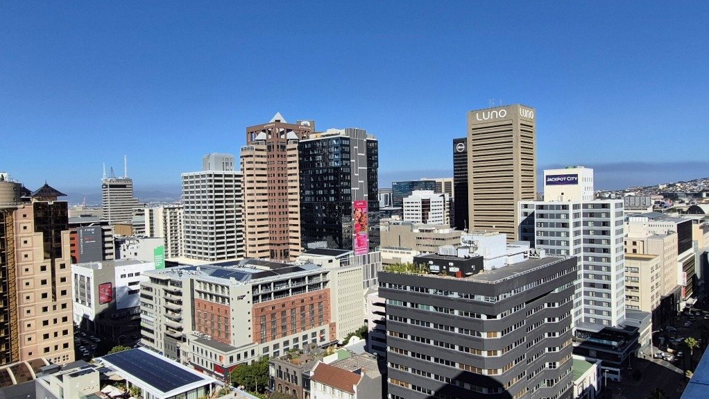 The Cape Town city bowl