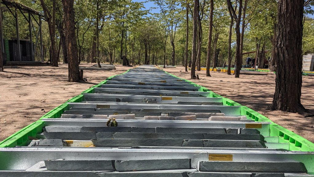Drill core from the Dokwe project