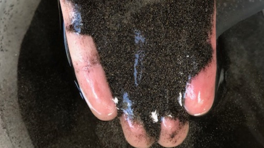 Image of critical minerals in hand