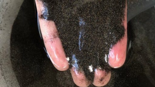Image of critical minerals in hand