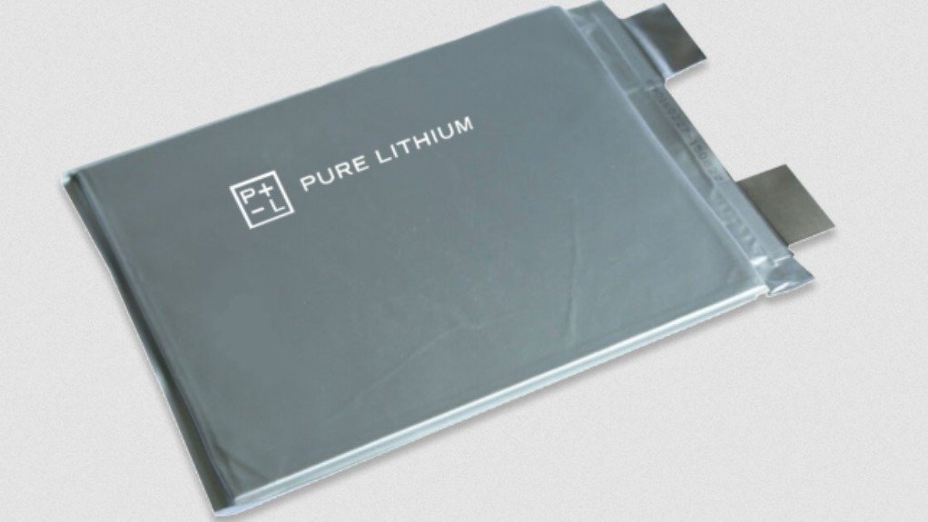 Pure Lithium battery component