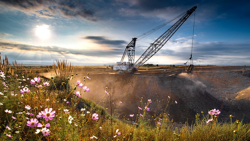Equipment in operation at a mine owned by Thungela