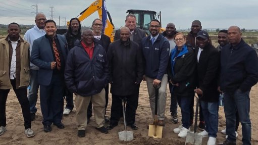 The sod-turning ceremony at Welmoed Estate