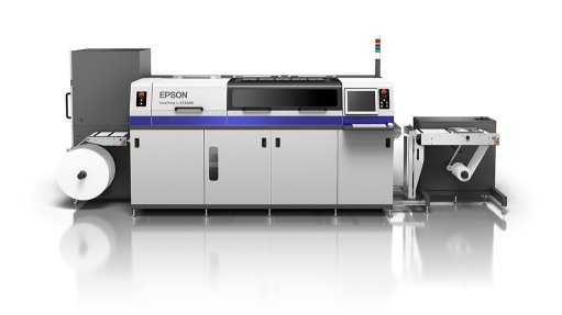 Image of the Epson’s SurePress digital label press