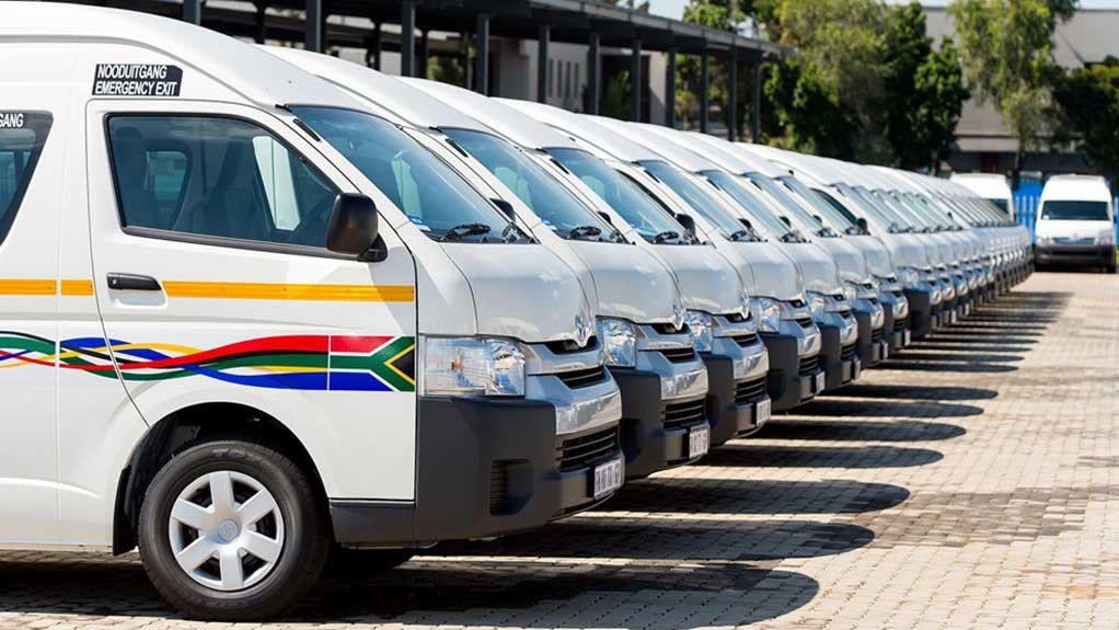 Parked taxis