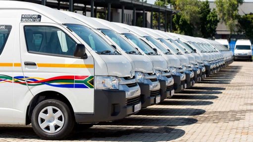Parked taxis