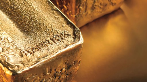 Barrick gold bar