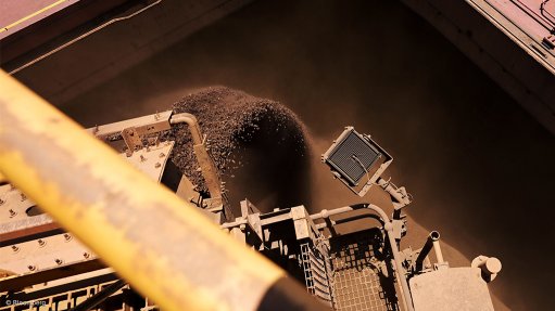 Iron-ore pile